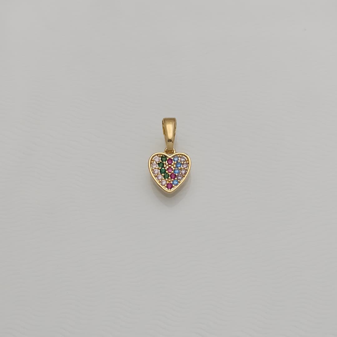 DIJE CORAZON MICROCIRCON