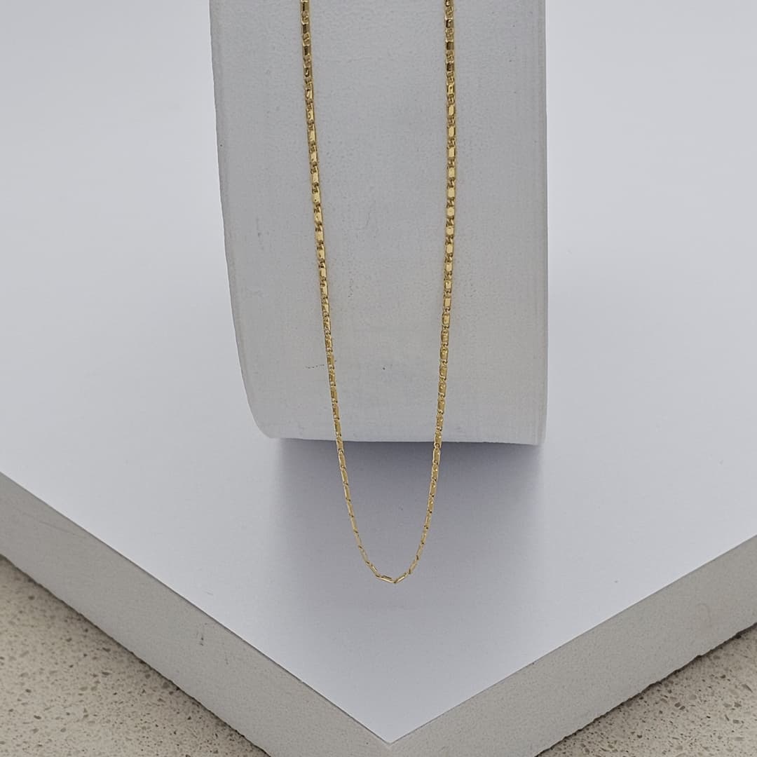 CADENA PLANA FINA 1MM 50CM