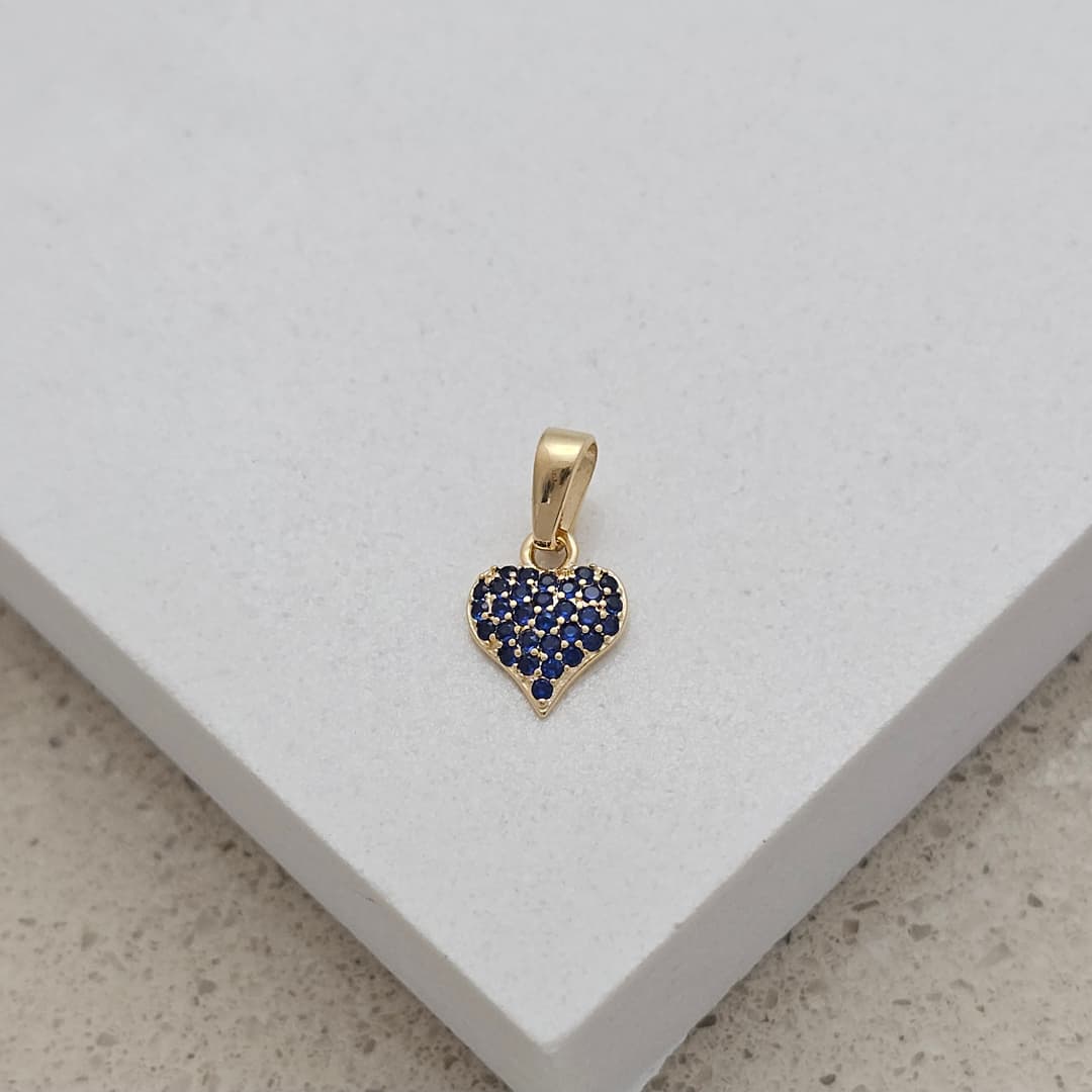 DIJE CORAZON PQÑ MICROCIRCON