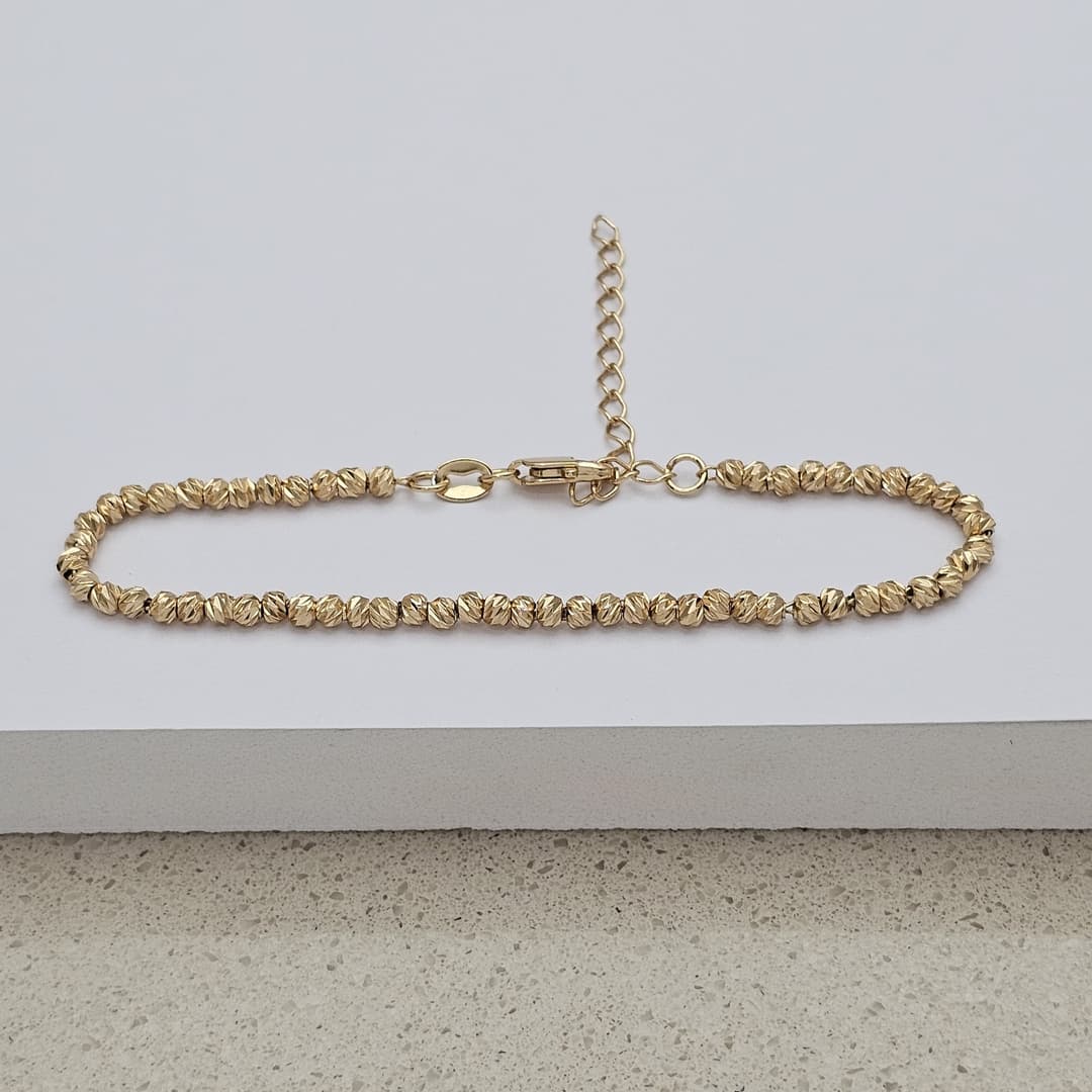 PULSERA BALIN MARTILLADO 3MM